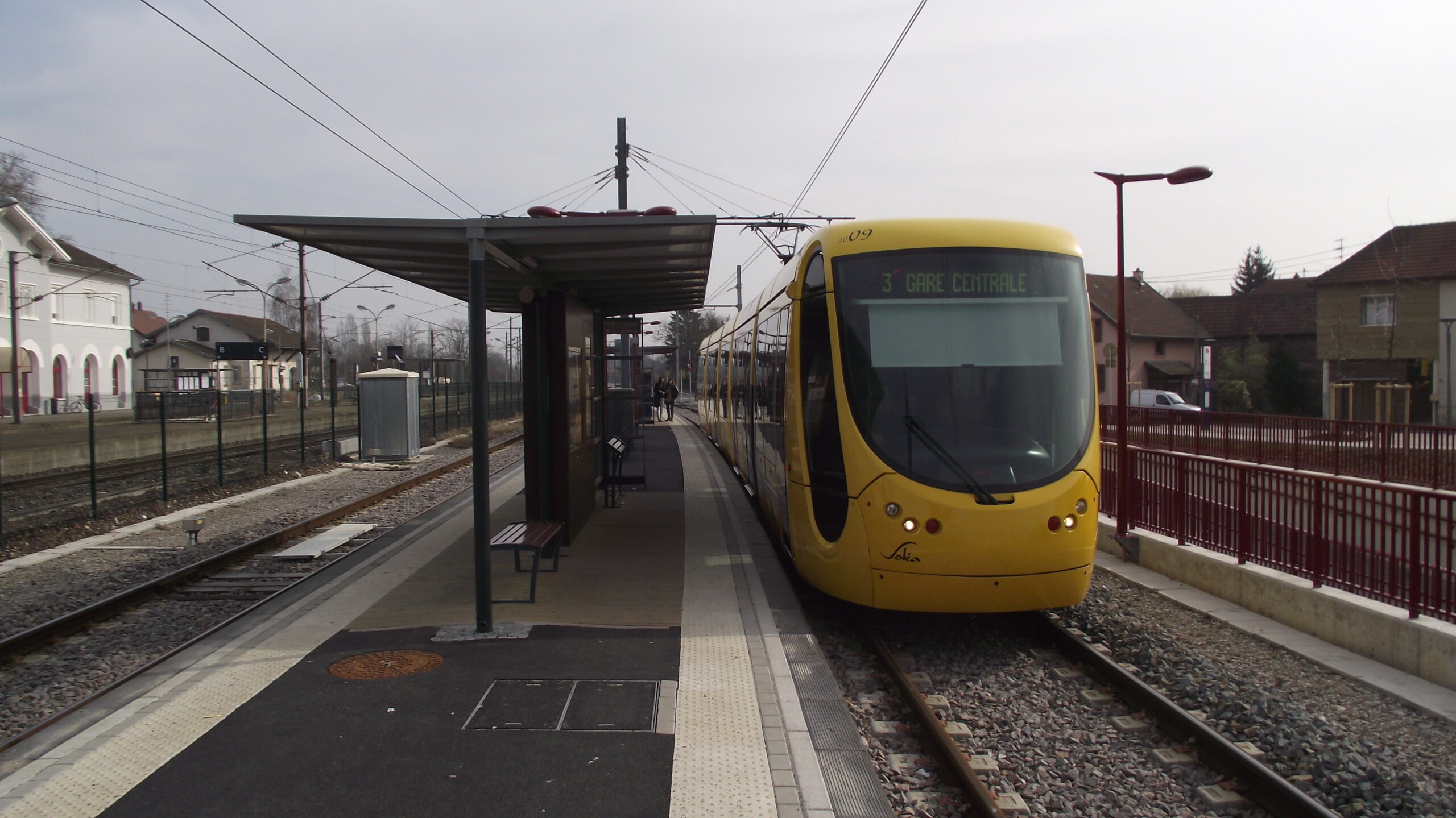 Il Tram-Treno a Mulhouse cittadina francese di 110.000 abitanti